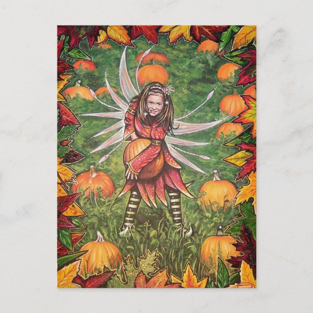 Pumpkin Patch Postkarte (Vorderseite)
