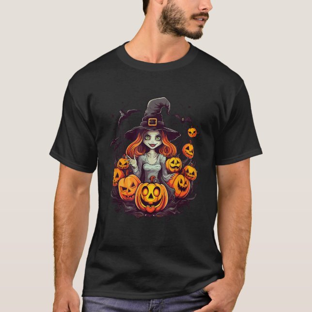 Pumpkin Patch Prowler Spooktacular Halloween-T-Shi T-Shirt (Vorderseite)