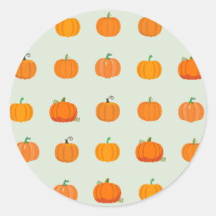 Pumpkin Patch Runder Aufkleber