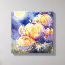 "Pumpkin Patch" - Stretchierte Canvas drucken