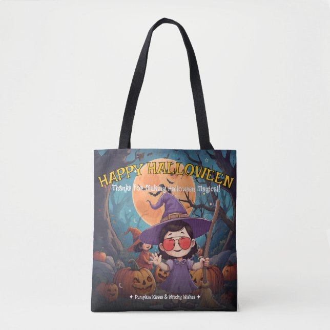 Pumpkin Patch Trick oder Treat Halloween Tasche (Vorderseite)