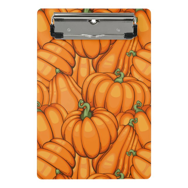 Pumpkin Patch Vibes nur Herbst Herbst Erntedank Mini Klemmbrett (Vorderseite)