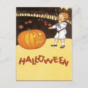Pumpkin Patch Vintage Postkarte