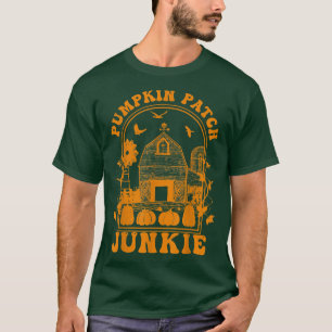 Pumpkin Patchs Junkie Farm Fall Herbstkostüm Hal T-Shirt