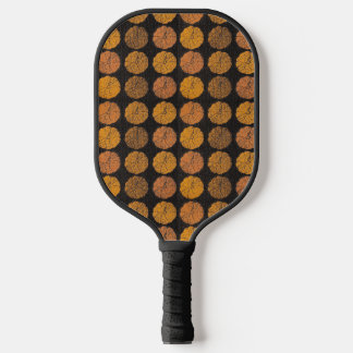 Pumpkin Pattern Orange Pickleball Schläger