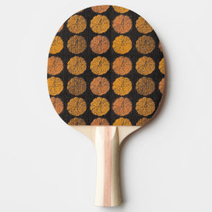 Pumpkin Pattern Orange Tischtennis Schläger