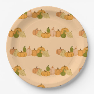 Pumpkin Pattern Paper Napkins - Halloween-Party Pappteller