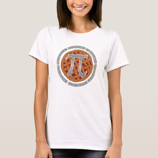 Pumpkin Pi Day - Fun Fall & Mathe Lover Design T-Shirt (Vorderseite)