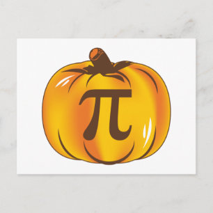Pumpkin Pi - Happy Halloween Postkarte