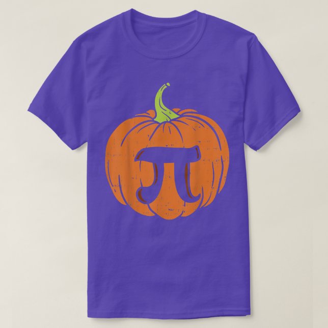 Pumpkin Pi Math Shirt Halloween Erntedank Pie D (Design vorne)