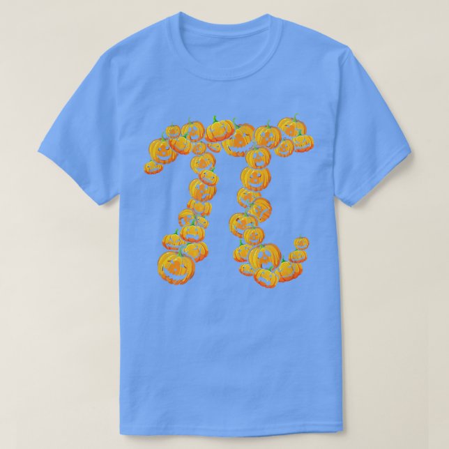 Pumpkin Pi Pie Erntedank Dessert Mathe Science T-Shirt (Design vorne)