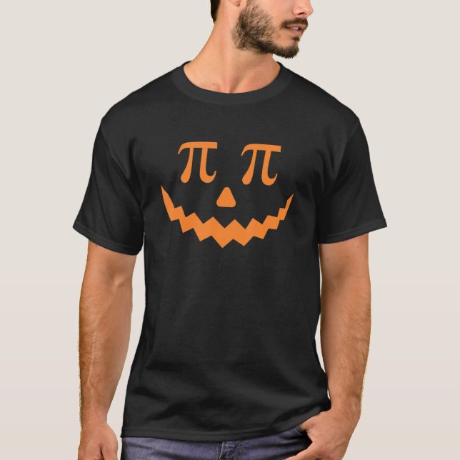Pumpkin Pi Pie Halloween Kostümmathematiker Stu T-Shirt (Vorderseite)