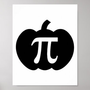 Pumpkin Pi Pie Mathe Lehrer Halloween Funny Christ Poster