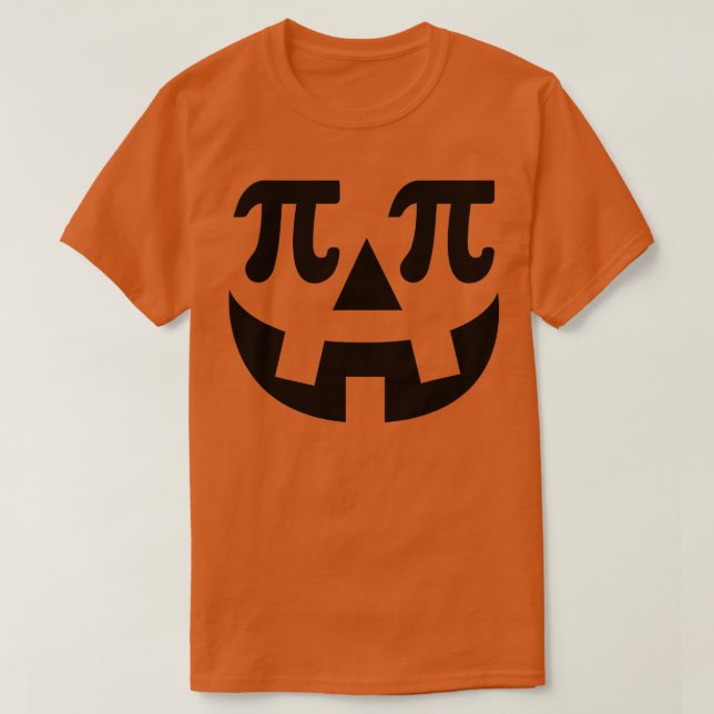 Pumpkin Pi Pie , Punny Halloween Costume, Math Pun T-Shirt (Design vorne)