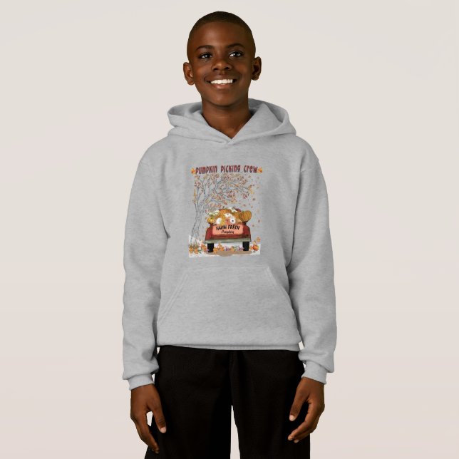 Pumpkin Picking-Crew Hoodie (Vorne ganz)