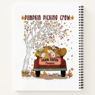 Pumpkin Picking-Crew Notizbuch
