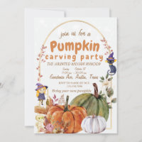 Pumpkin Picking Crew Planer Einladung
