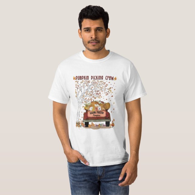 Pumpkin Picking-Crew T-Shirt (Vorne ganz)
