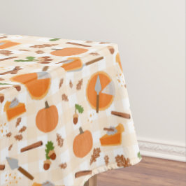 Pumpkin Pie Autumn Fall Pattern Tischdecke