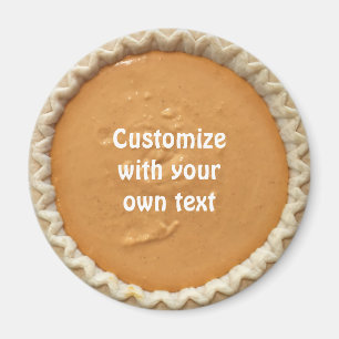 Pumpkin Pie Benutzerdefinierter Text Magnet