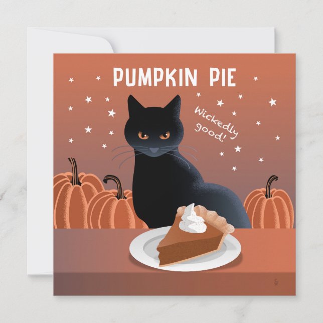 Pumpkin Pie card (Vorderseite)