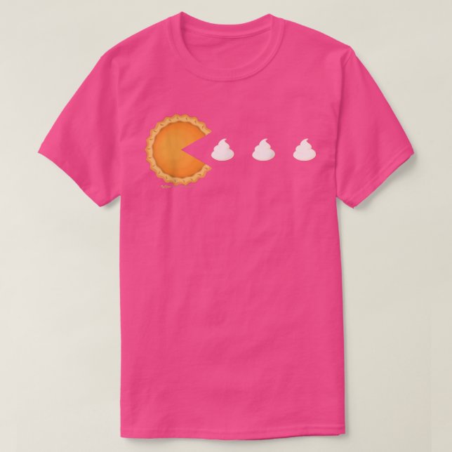 Pumpkin Pie Erntedank Day Design T-Shirt (Design vorne)
