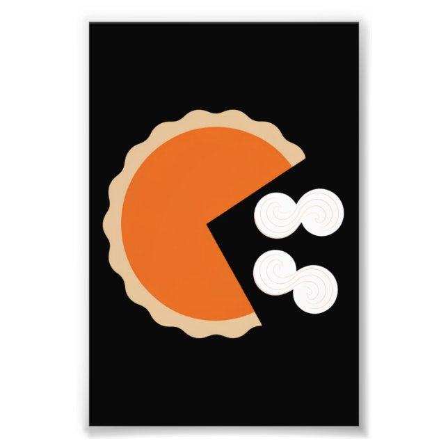 Pumpkin Pie Erntedank Spaß Pumpkin Saison Fotodruck (Vorne)