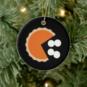 Pumpkin Pie Erntedank Spaß Pumpkin Saison Keramik Ornament