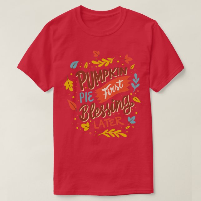 Pumpkin Pie First T-Shirt (Design vorne)
