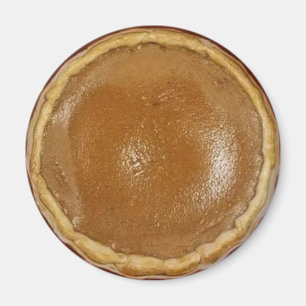 Pumpkin Pie Food Foto Magnet