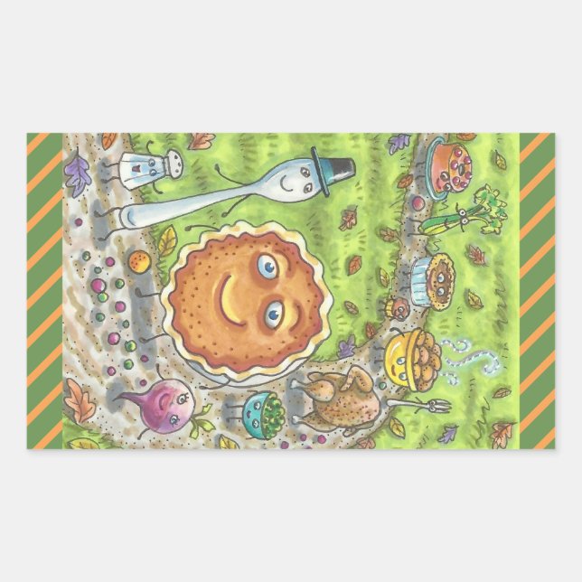 PUMPKIN PIE & FRIENDS ERNTEDANK PARADE STICKERS (Vorderseite)