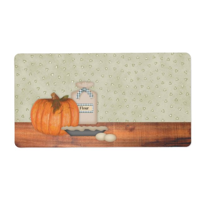 Pumpkin Pie Label (Vorne)