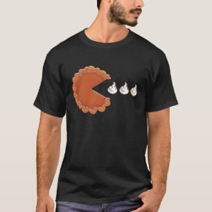 Pumpkin Pie Lover Potato Pie Arcade Edition Design T-Shirt