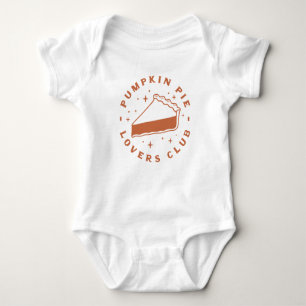 Pumpkin Pie Lovers Club Baby Strampler