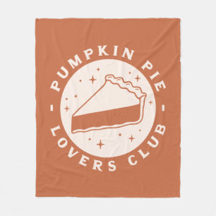 Pumpkin Pie Lovers Club Fleecedecke