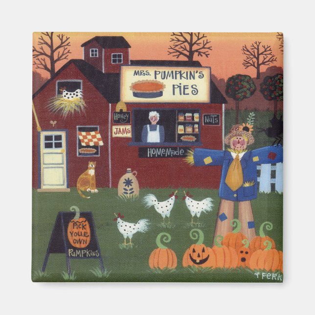Pumpkin Pie Magnet (Vorne)