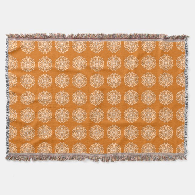 Pumpkin Pie Mandala Decke (Vorderseite)