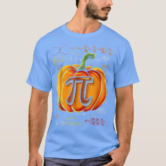 Pumpkin Pie Math Funny Halloween Erntedank Pi D T-Shirt