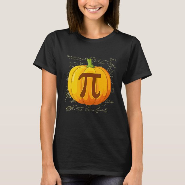 Pumpkin Pie Math Shirt Funny Halloween Thanksgivin (Vorderseite)