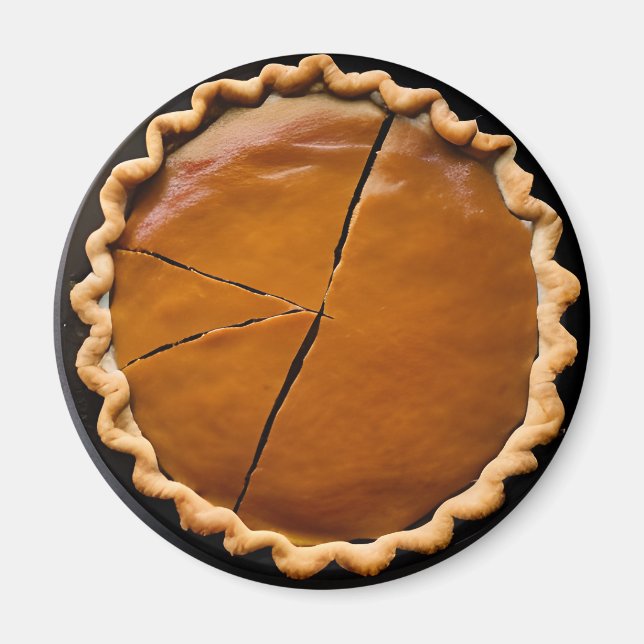 Pumpkin Pie mit Crust Magnet (Vorne)