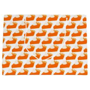 Pumpkin Pie Pattern Große Geschenktüte