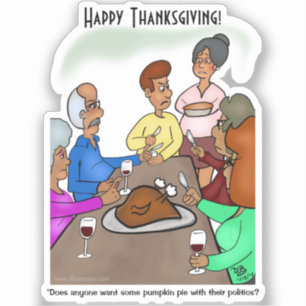 Pumpkin Pie Politik Custom Cut Stickers Aufkleber