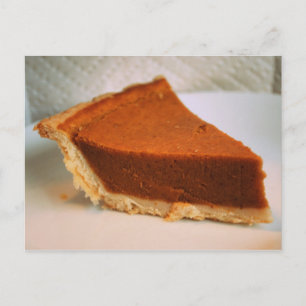 Pumpkin Pie Post Card Postkarte