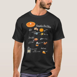 Pumpkin Pie Recipie T-Shirt