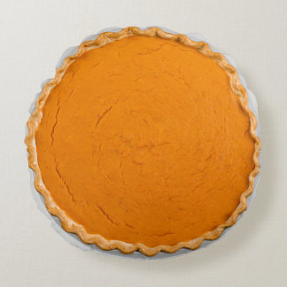 Pumpkin Pie Rundes Kissen