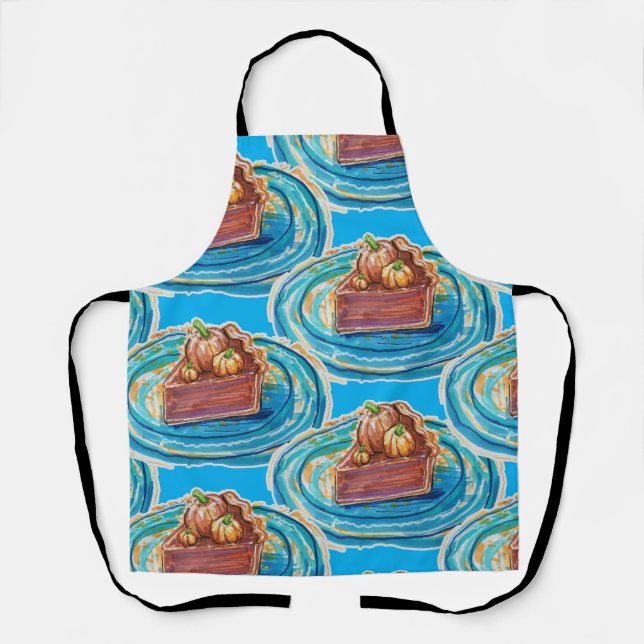 Pumpkin Pie Slice Schürze (Vorderseite)