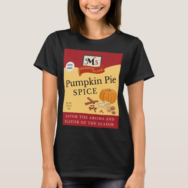 PUMPKIN PIE SPICE HALLOWEEN COSTUME T-Shirt (Vorderseite)