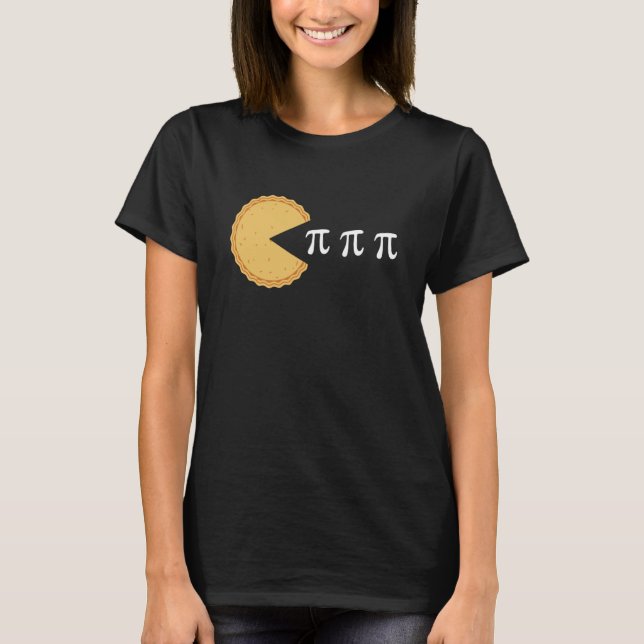 Pumpkin Pie Thanksgiving Pi Day Math Men Women Sci T-Shirt (Vorderseite)