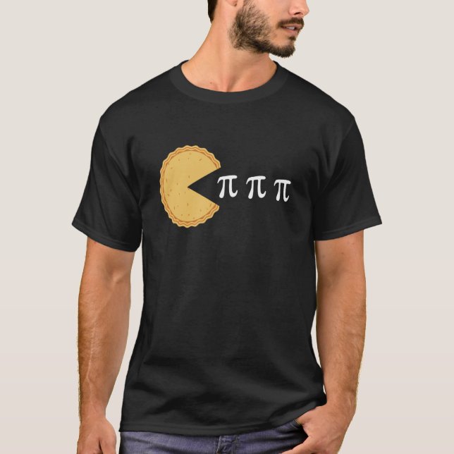 Pumpkin Pie Thanksgiving Pi Day Math Men Women Sci T-Shirt (Vorderseite)