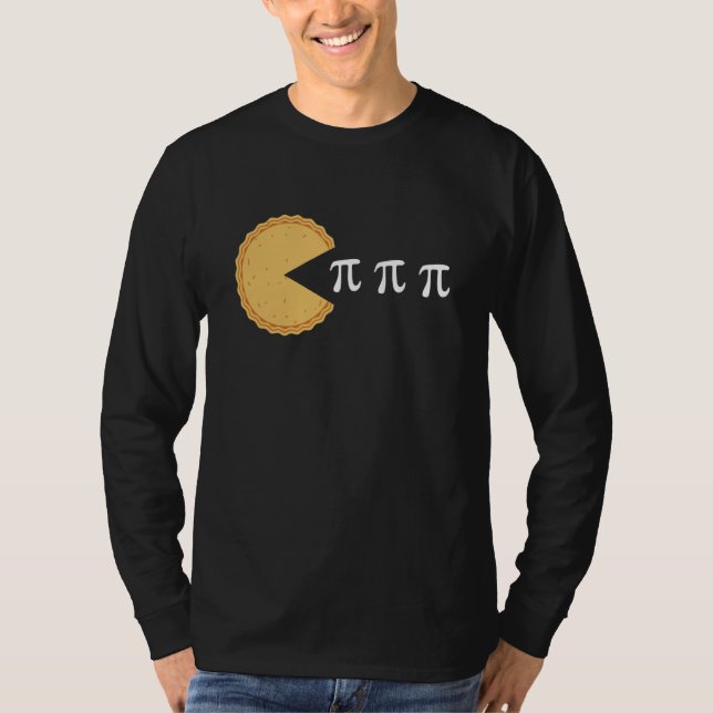 Pumpkin Pie Thanksgiving Pi Day Math Men Women Sci T-Shirt (Vorderseite)